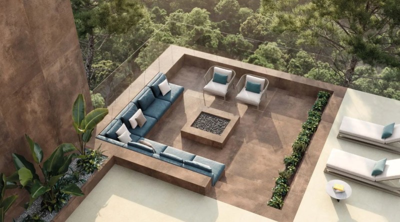 Spiek kwarcowy Porcelanosa Oxide Brown Nature 120x270 6mm mat 168916