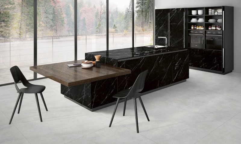 Energie Marquina Black 60x120 płytki marmurowe gresowe połysk 169002