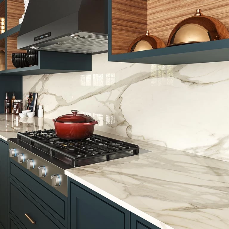 Spiek kwarcowy 12mm Calacatta Borghini Poler 324x162 cm 169321
