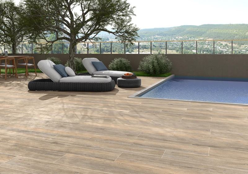 Gres Atrium Viggo Roble 120x20x0,8 cm 169709