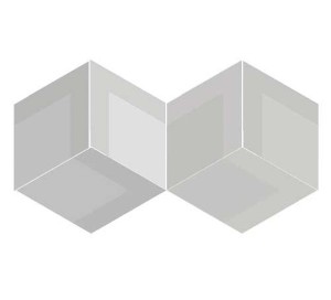 WOW Flow Diamond Decor Taupe 14x24 płytka gresowa