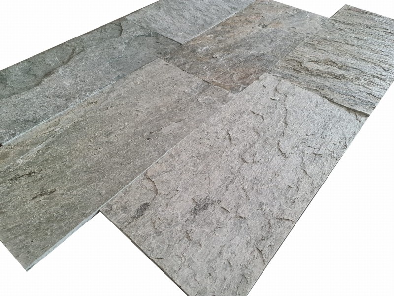 Kamień elewacyjny-dekoracyjny  kwarcytowy Silver Shine 30x60 170054