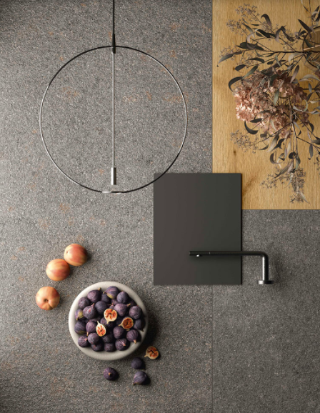 Spiek kwarcowy Atlas Plan Natura-Body Tech Dolmen Pro Grigio 324x162x1,2 cm 170167