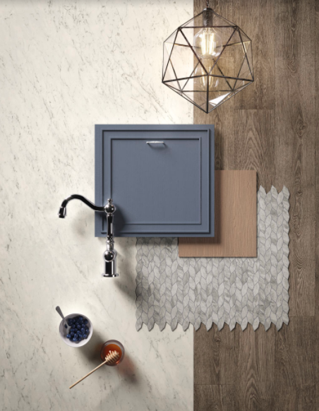 Spiek Kwarcowy Atlas Plan Carrara Pure 324x162x1,2 cm 170196