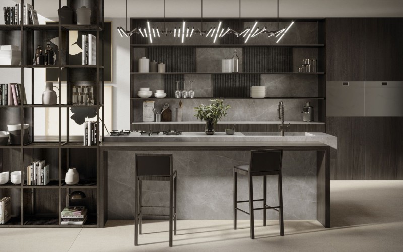 Spiek kwarcowy 12mm Light Grey Stone 324x162 cm 170373