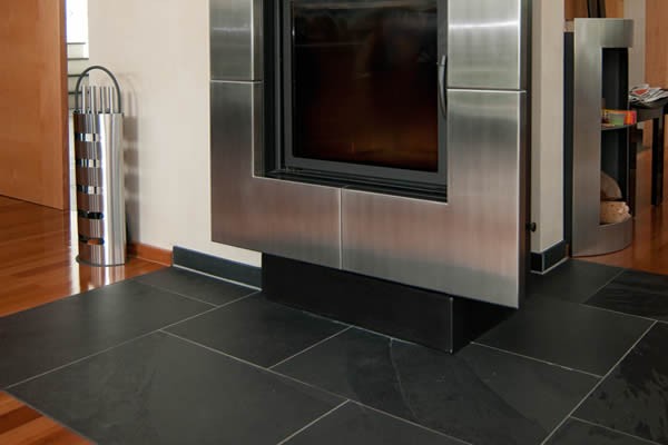 Płytka z łupka Black Slate naturalny 60x30x1,2  IN 170869