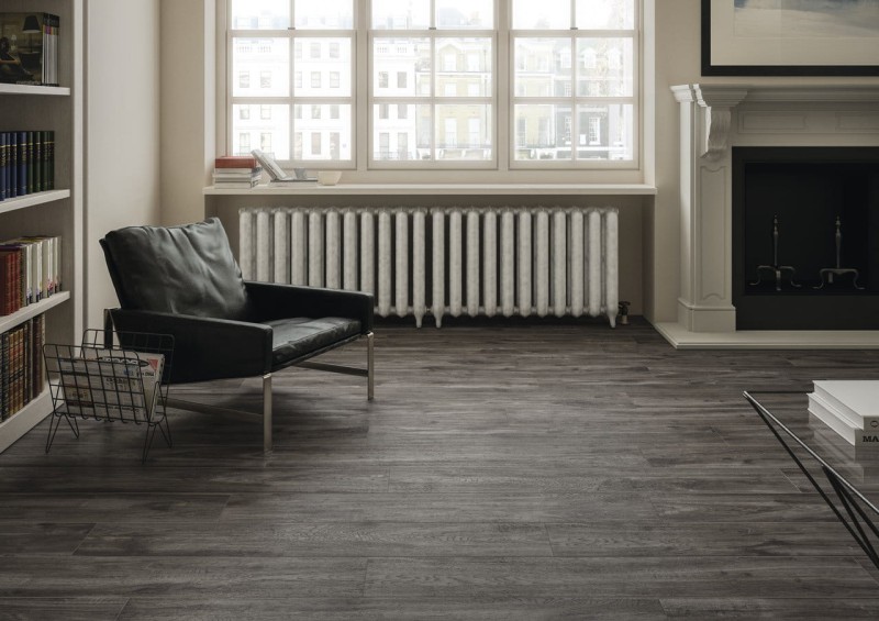 Płytka gresowa Pure Wood Black 120x20x0,6cm 171337