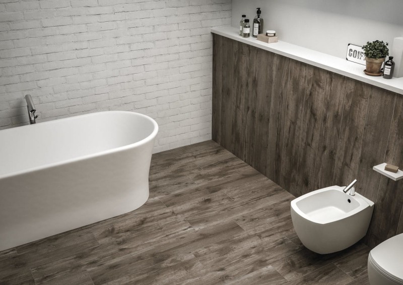 Płytka gresowa Pure Wood Grey 120x20x0,6 cm 171343