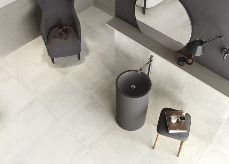 Płytka gresowa Soft Concrete White 60x60x0,8cm 171351