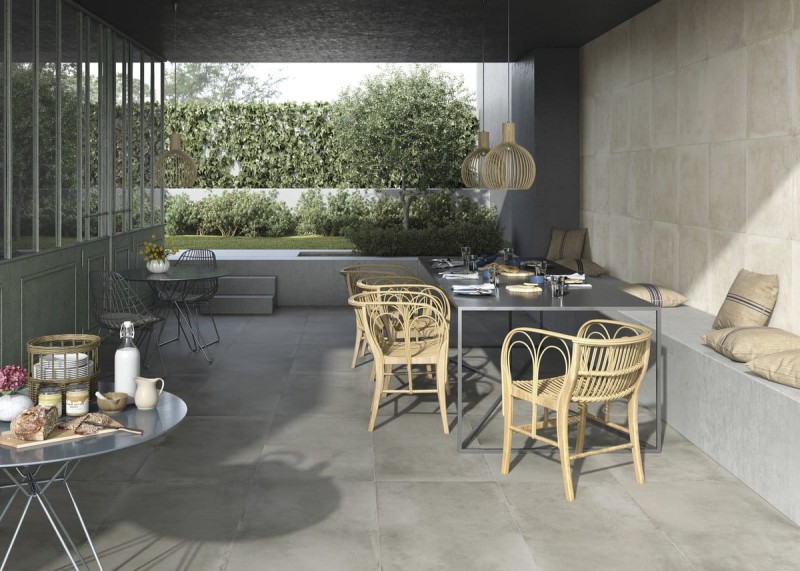Płytka gresowa Soft Concrete Silver 60x60x0,8cm 171356