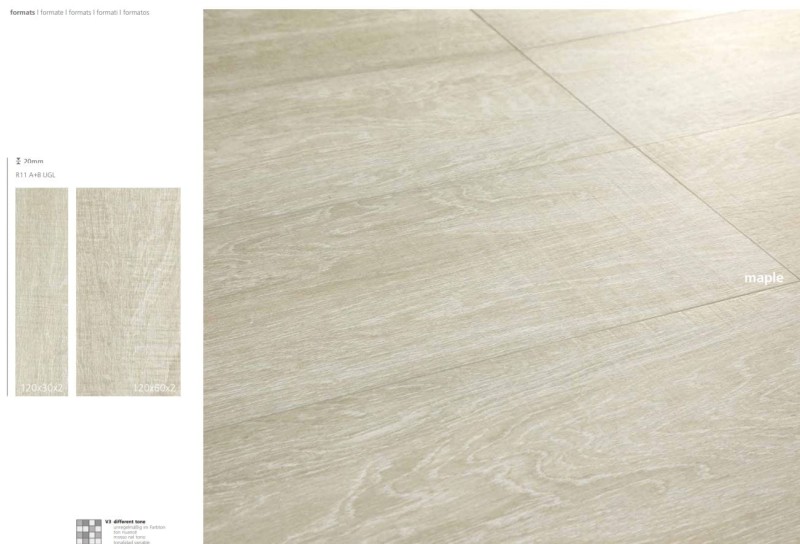 Płytka gresowa 20mm In wood Maple 120x30x2 cm 171398