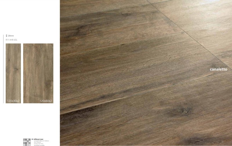 Płytka gresowa 20mm In wood Canaletto 120x30x2 cm 171402