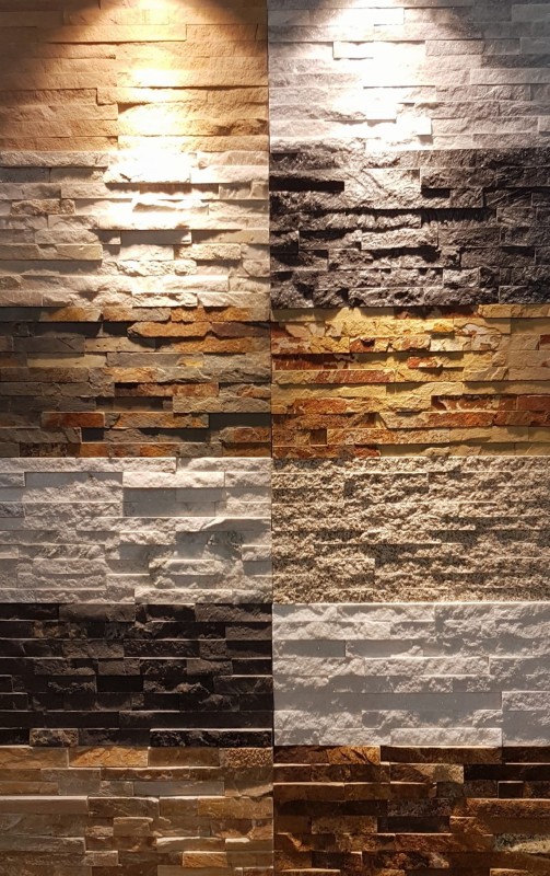 Kamień elewacyjny dekoracyjny łupek czarny 10x36 Black Slate Stackstone 171489