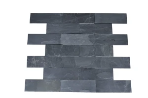 Kamień elewacyjny-dekoracyjny Black Slate Brick 10x30