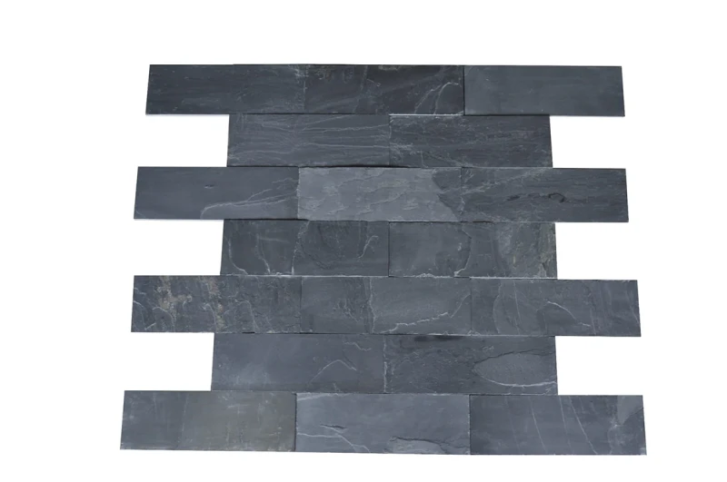 Kamień elewacyjny-dekoracyjny  Black Slate Brick 10x30 171490