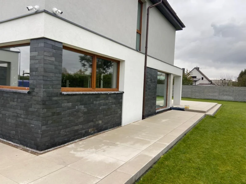 Kamień elewacyjny-dekoracyjny  Black Slate Brick 10x30-171500