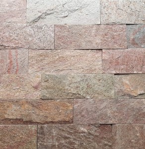 Kamień elewacyjny-dekoracyjny kwarcytowy Copper Brick 10x30