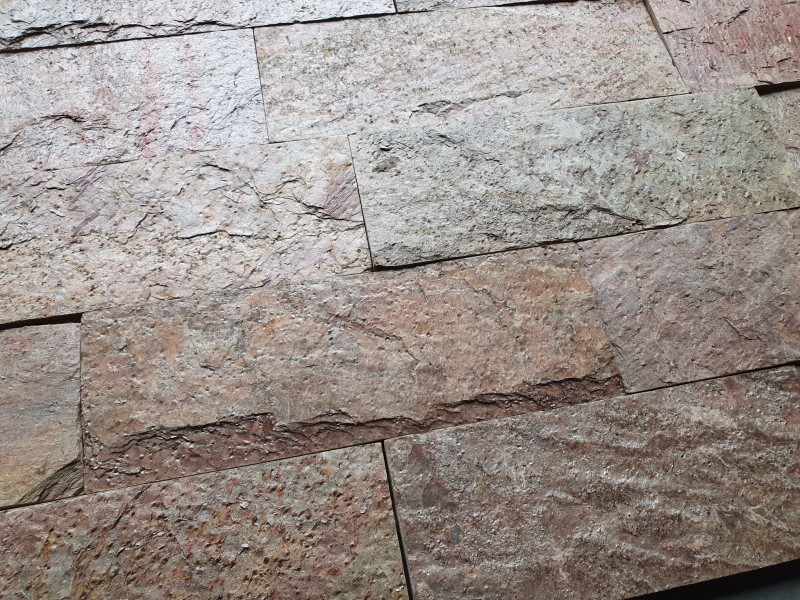Kamień elewacyjny-dekoracyjny  kwarcytowy Copper Brick 10x30 171503