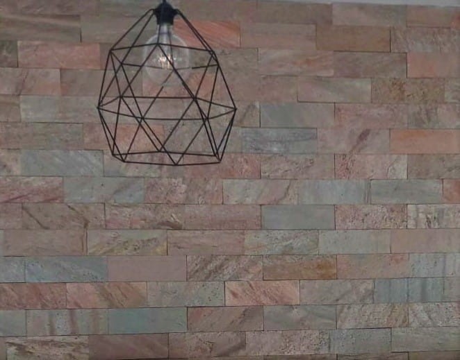 Kamień elewacyjny-dekoracyjny  kwarcytowy Copper Brick 10x30 171505
