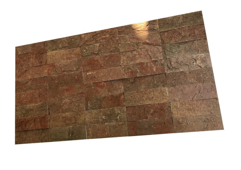Kamień elewacyjny-dekoracyjny  kwarcytowy Copper Brick 10x30 171506
