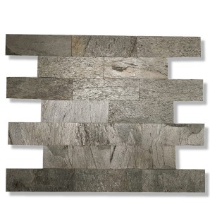 Kamień elewacyjny-dekoracyjny kwarcytowy Silver Shine Brick 10x30