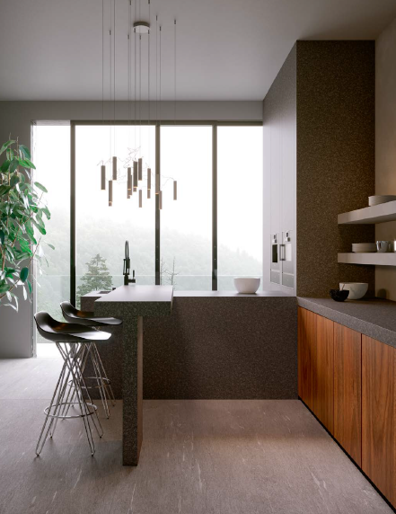 Spiek kwarcowy Grande Marazzi Granito Black Matt 320x160x0,6 cm 172396