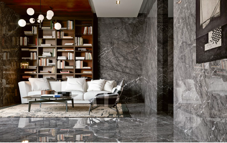 Spiek kwarcowy Grande Marazzi Grigio Carnico Matt 320x160x0,6 cm 172415