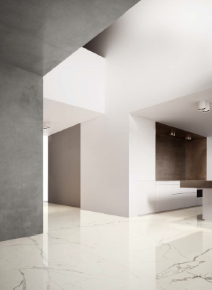 Spiek kwarcowy Grande Marazzi Statuario Matt Puro 324x162x1,2 cm 172536