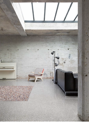 Spiek kwarcowy Grande Marazzi Terrazzo Grey Matt 320 cm x 160 cm x 0,6 cm 172560