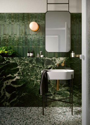 Spiek kwarcowy Grande Marazzi Verde Aver Lux 320x160x0,6 cm 172566