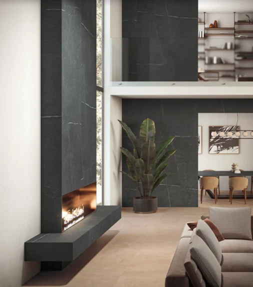 Spiek kwarcowy Atlas Plan Natura-Body Tech Soapstone Dark 324x162x2 cm 172697