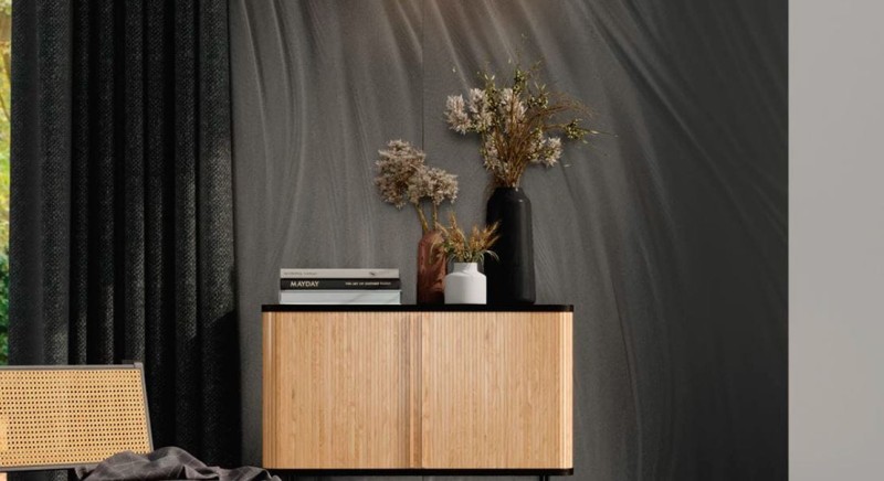 Spiek Kwarcowy Luce Black 300x100x0,6cm 172720