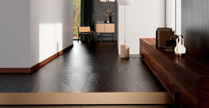 Spiek Kwarcowy Luce Black 300x100x0,6cm 172721