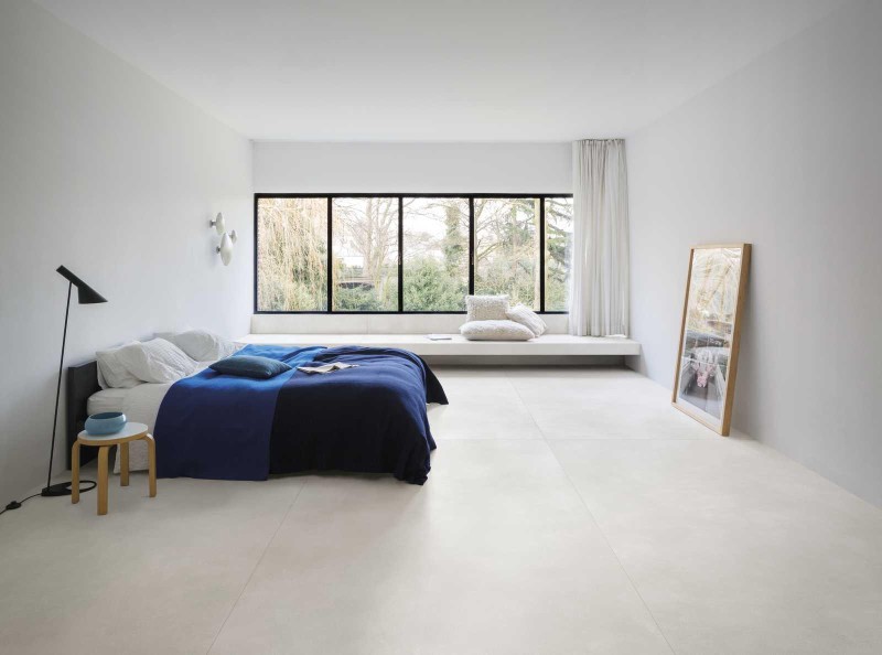 Spiek kwarcowy Grande Marazzi Concrete White Matt 162x324 12mm 172811