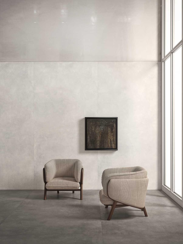 Spiek kwarcowy Grande Marazzi Concrete White Matt 162x324 12mm 172813
