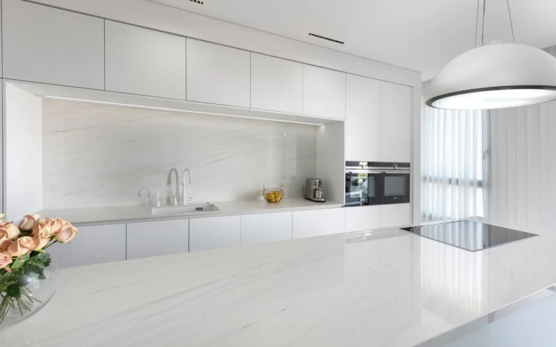 Spiek 12mm Bianco Dolomite  polerowany 324x162 cm 172878