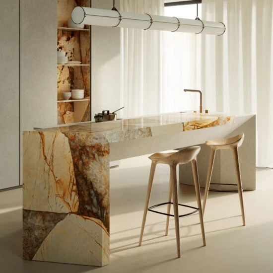 Spiek kwarcowy 12mm The Top Marazzi Patagonia Lux 324x162x1,2 cm 172919