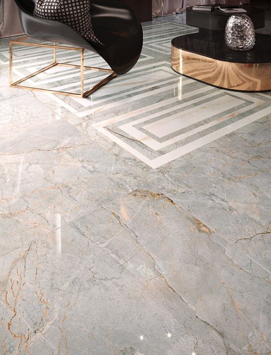 Gres marmurowy Ricchetti Golden Pure Grey Pol. Rett. 59,6x119,2 173120