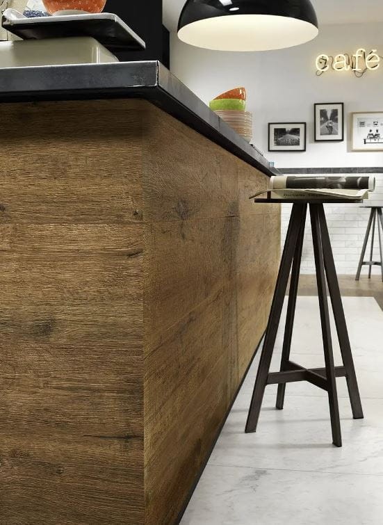Gres drewno złoty dąb Ragno Woodtale Noce Rettificato 20x120 173147