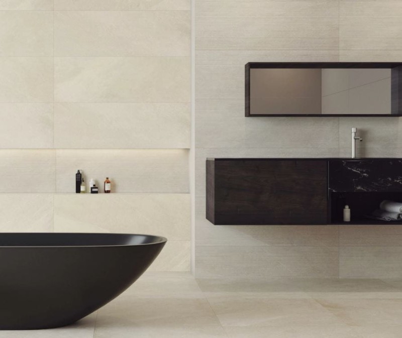 Keraben Khan Concept White 40X120 płytka kamień ścienna 173199