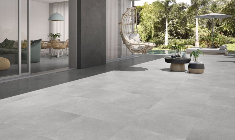 Keraben Loussiana  Gris 75x75 płytka gresowa beton przetarty 173230