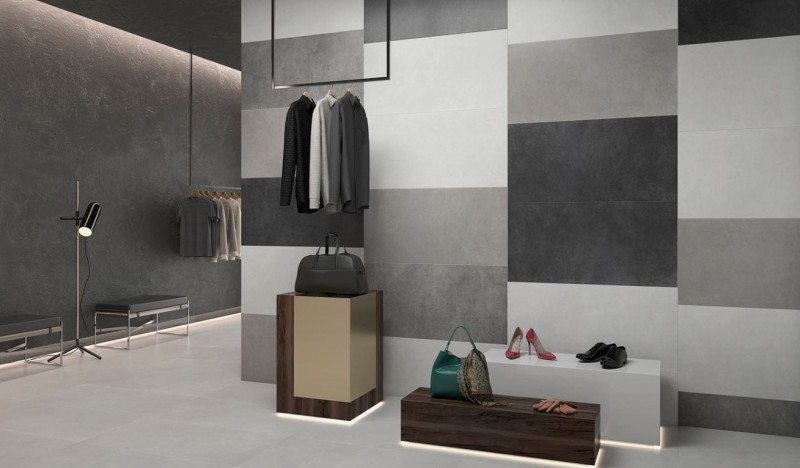 Keraben Leeds Blanco Lapp. 75x75 płytka gresowa beton 173285