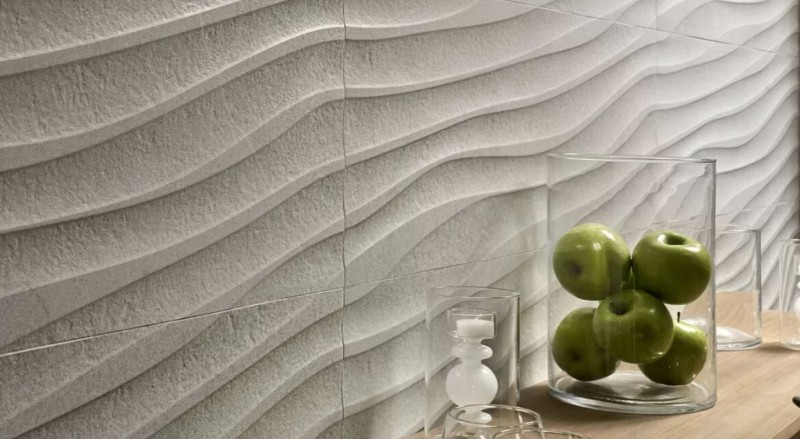 Keraben Mixid Concept Blanco 30x90 płytka ścienna kamień dekor 173304