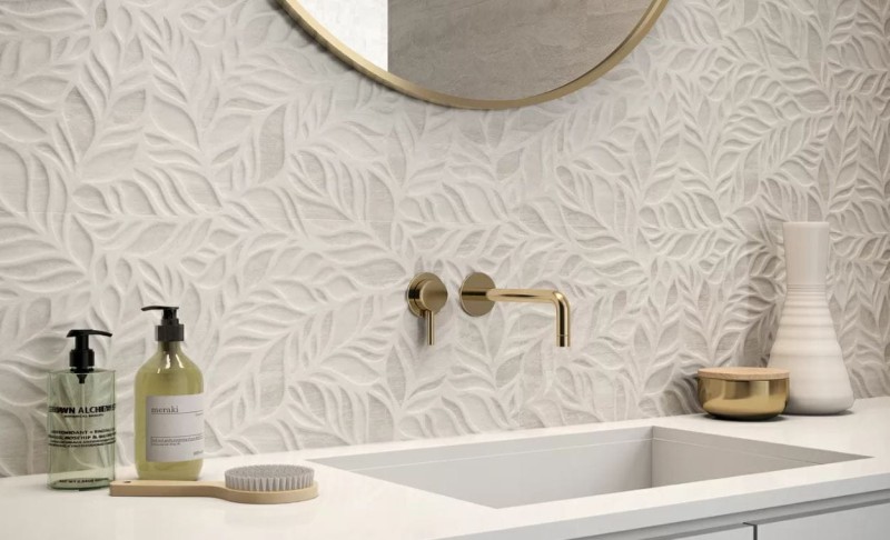 Keraben Luxury Art White 30x90 płytka ścienna marmur dekor 173325