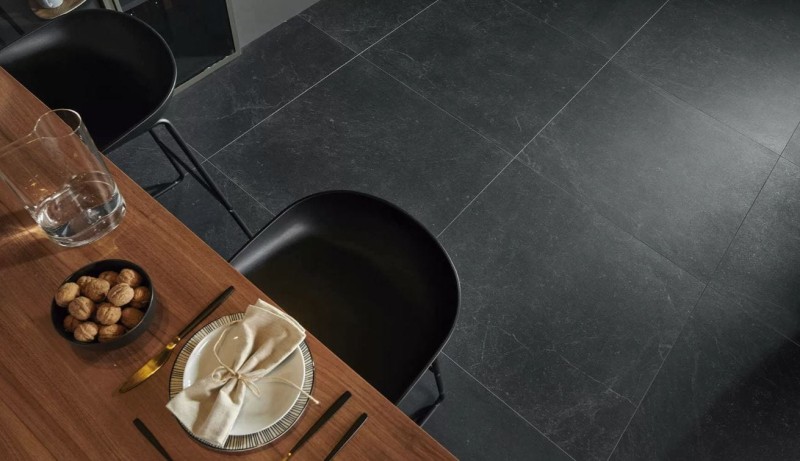Keraben Bleuemix Black Soft 60x120 płytki gresowe betonowe kamien 173332