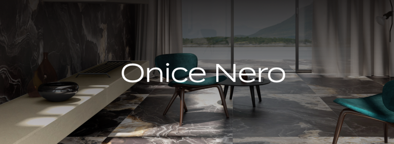 Nexion Signature Onice Nero FL 59,8X119,8 60x120 płytka marmuropodobna czarna 173419