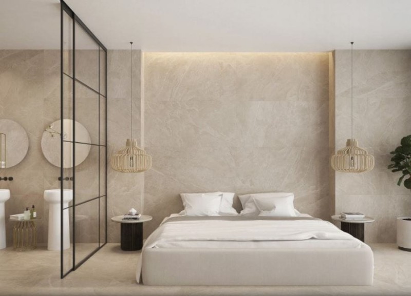 Halcon Aura Sand 60x120 płytki gresowe imitujące kamień 173481