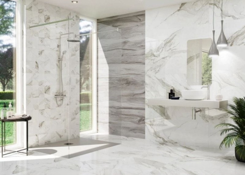 Azteca Calacatta Silver Lux 60x120 gres marmur 173571