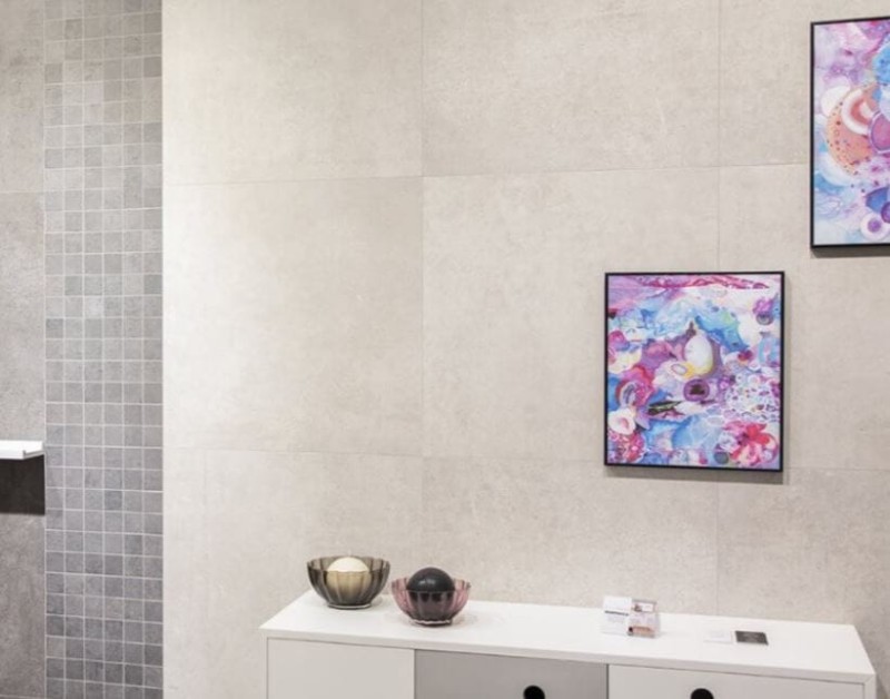 Płytki ścienne szare Azteca Studio White 30x90 173598