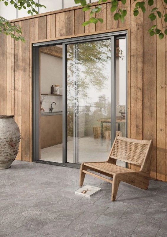 Casalgrande Padana Petra Antracite 30x60 płytki gresowe imitujące kamień 173885